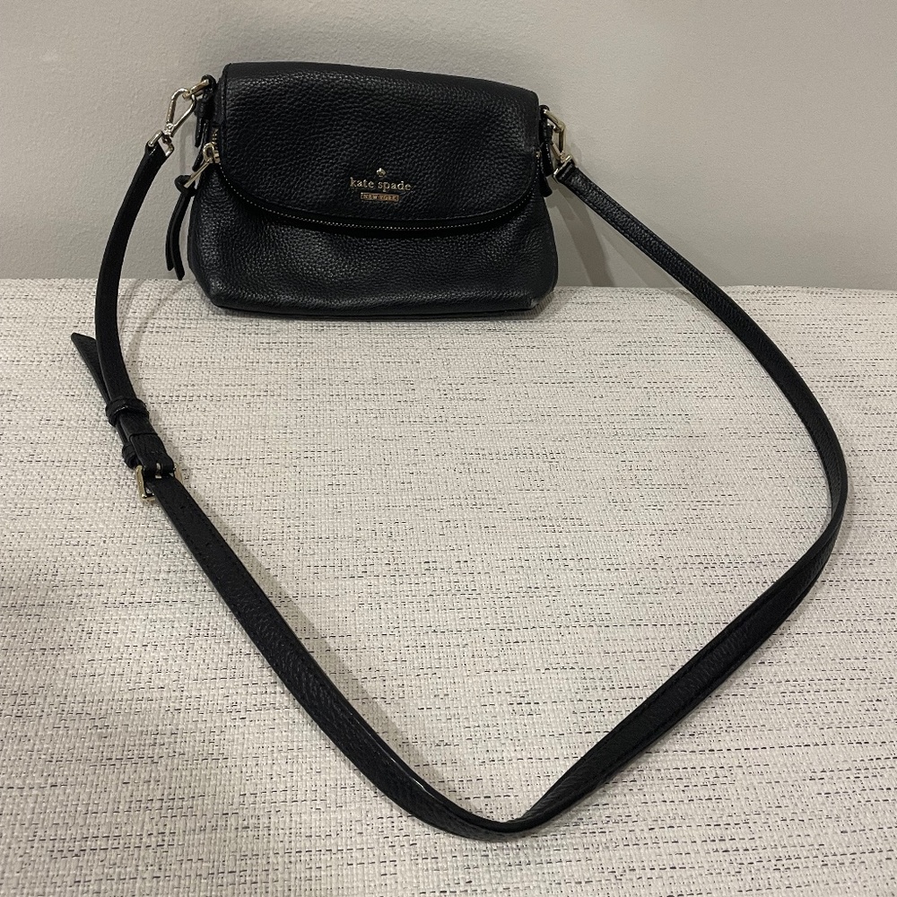 kate spade new york Cobble Hill Mini Carson Cross-Body Handbag Black